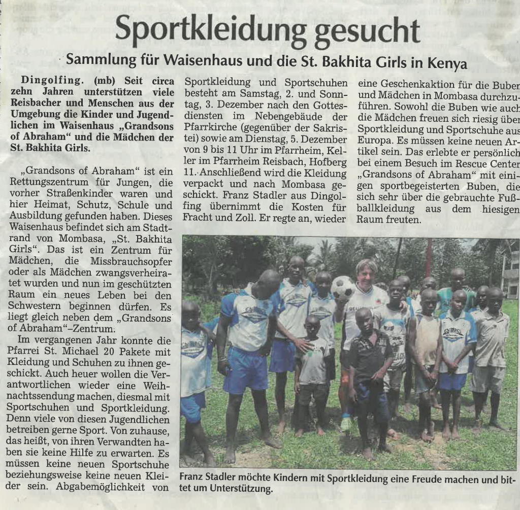 Sportbekleidung